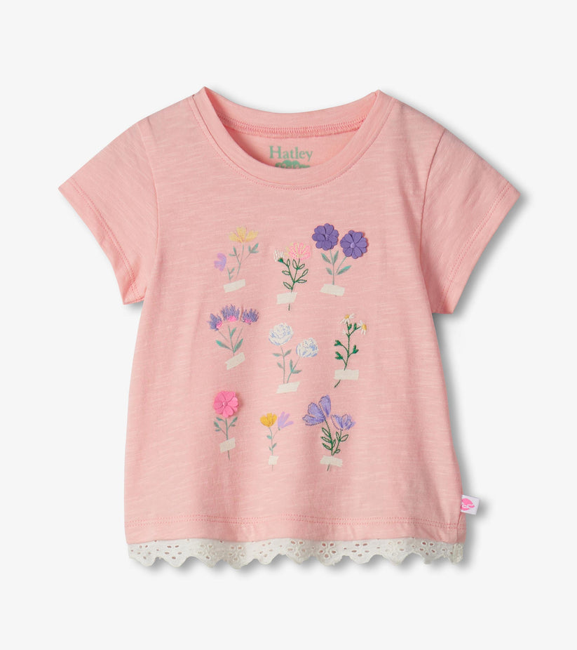 Hatley Baby Girl Blossom Tee & Shorts Set