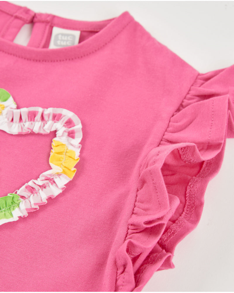 Tuc Tuc Girls Pink Flower Top