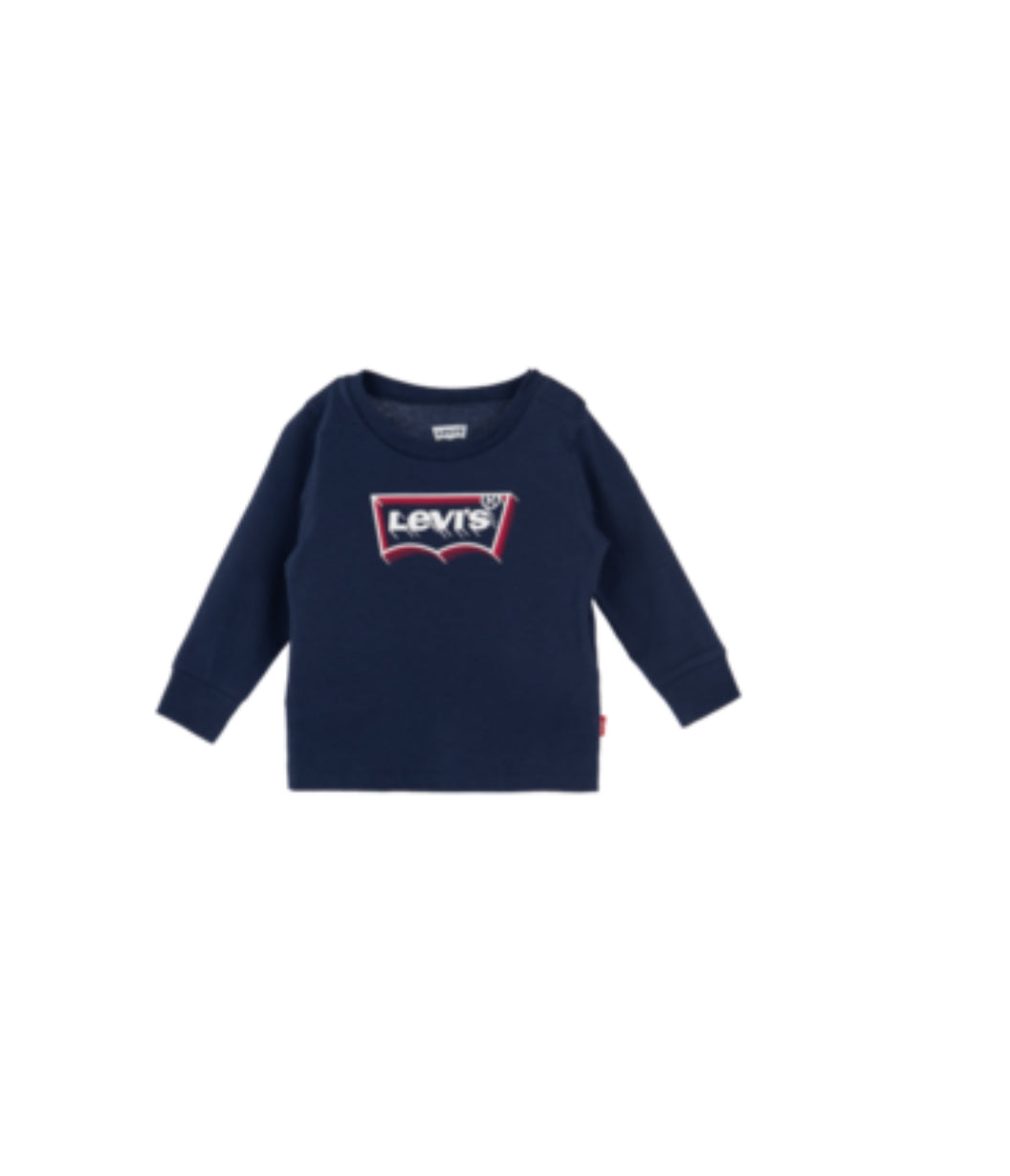 Levi’s Boys Navy Long Sleeve Tee