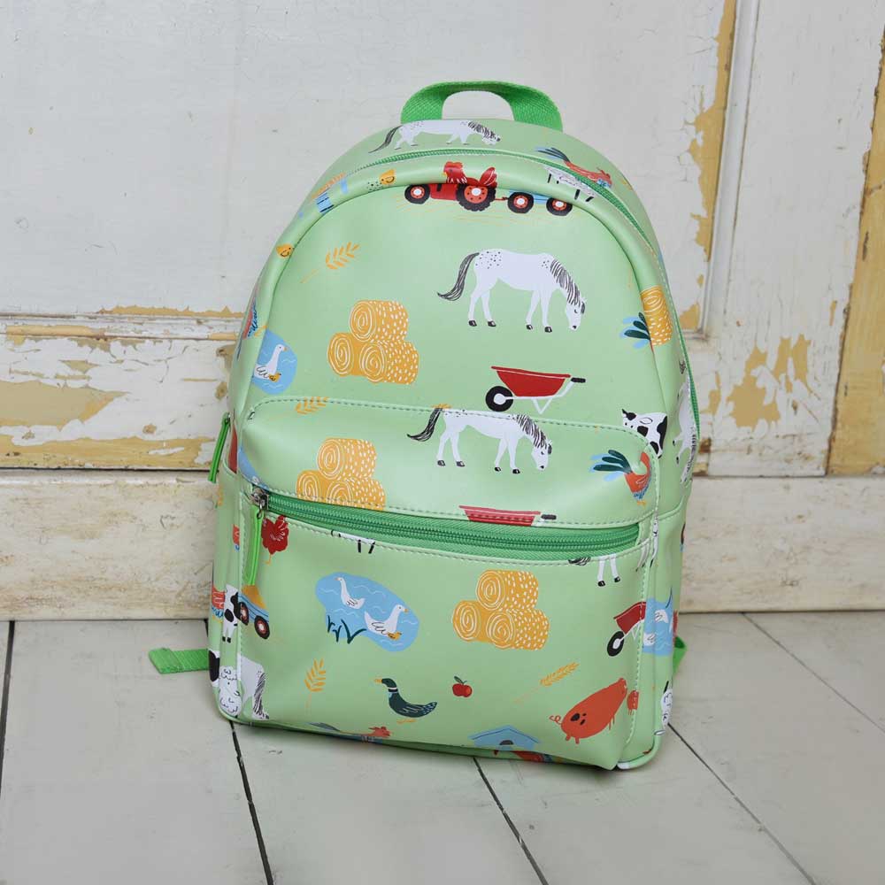 Farmyard Print Backpack