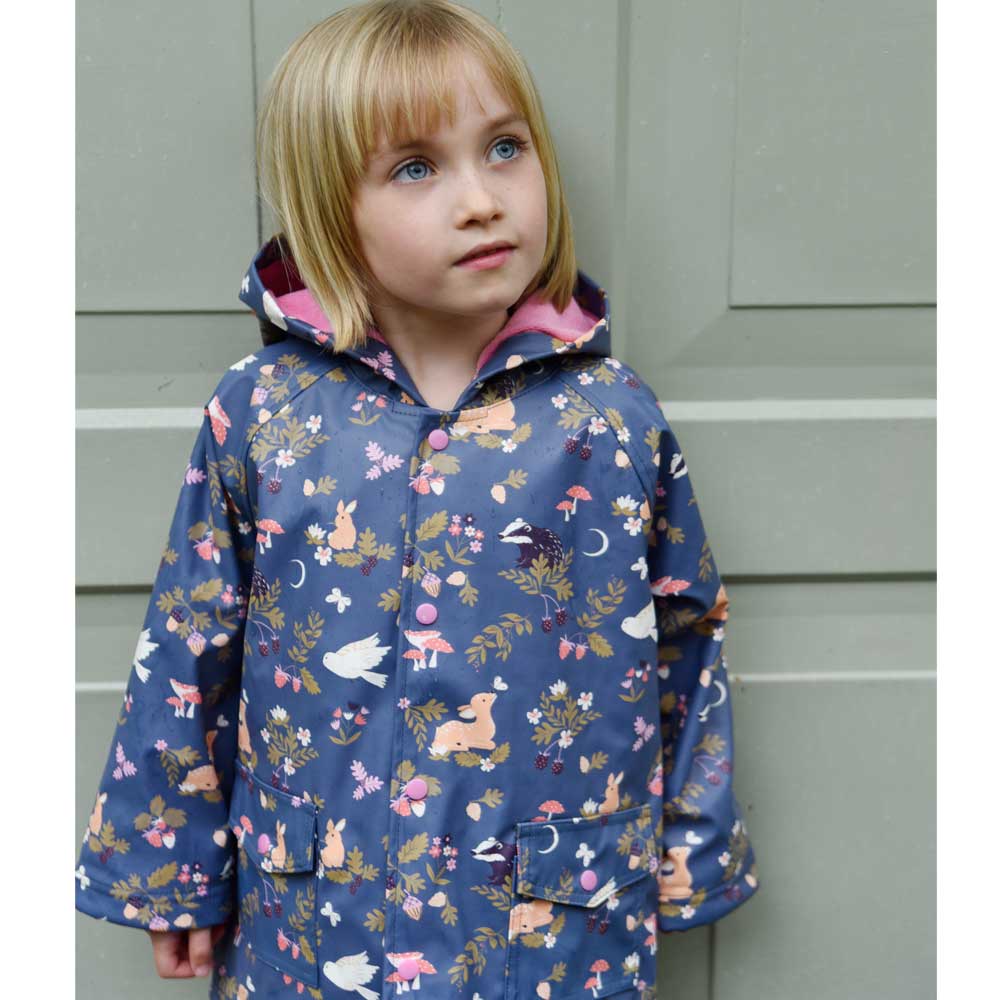 Girls Enchanted Forest Raincoat