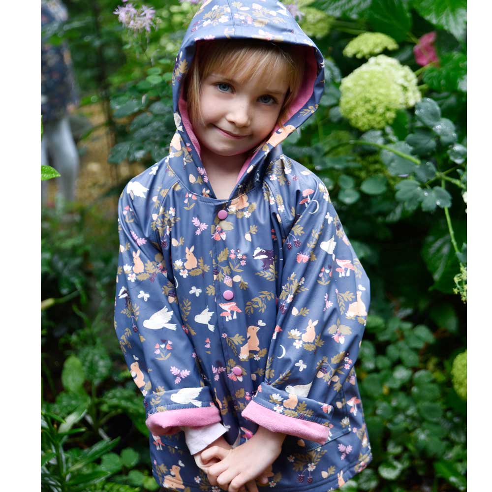 Girls Enchanted Forest Raincoat