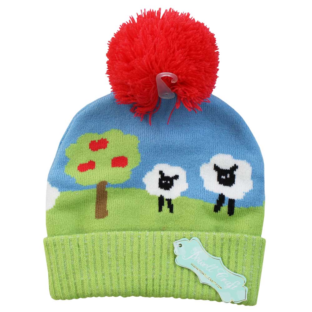 Farmyard Tractor Knit Hat