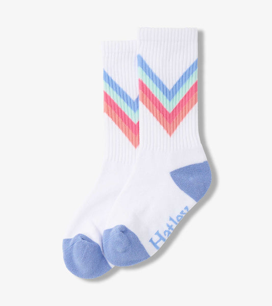Hatley Girls Cool Chevron Sport Socks