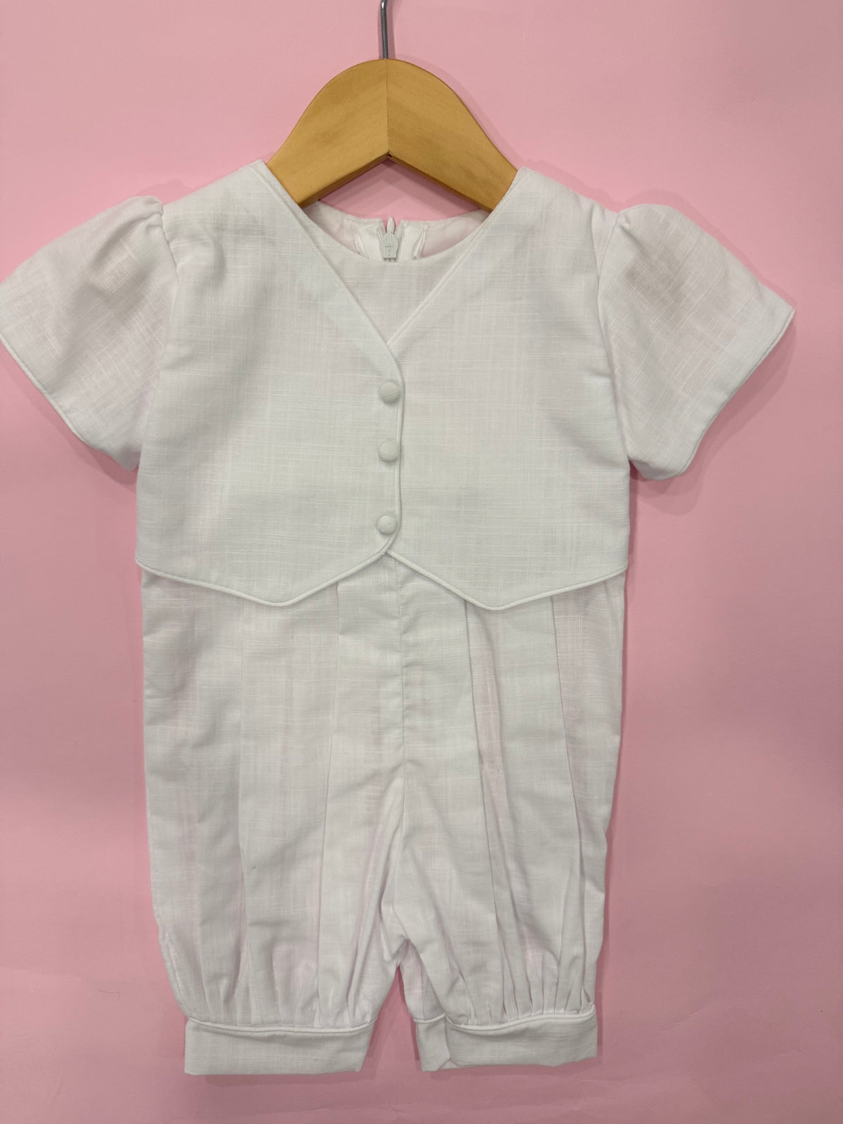 Baby Boy Max Christening Romper