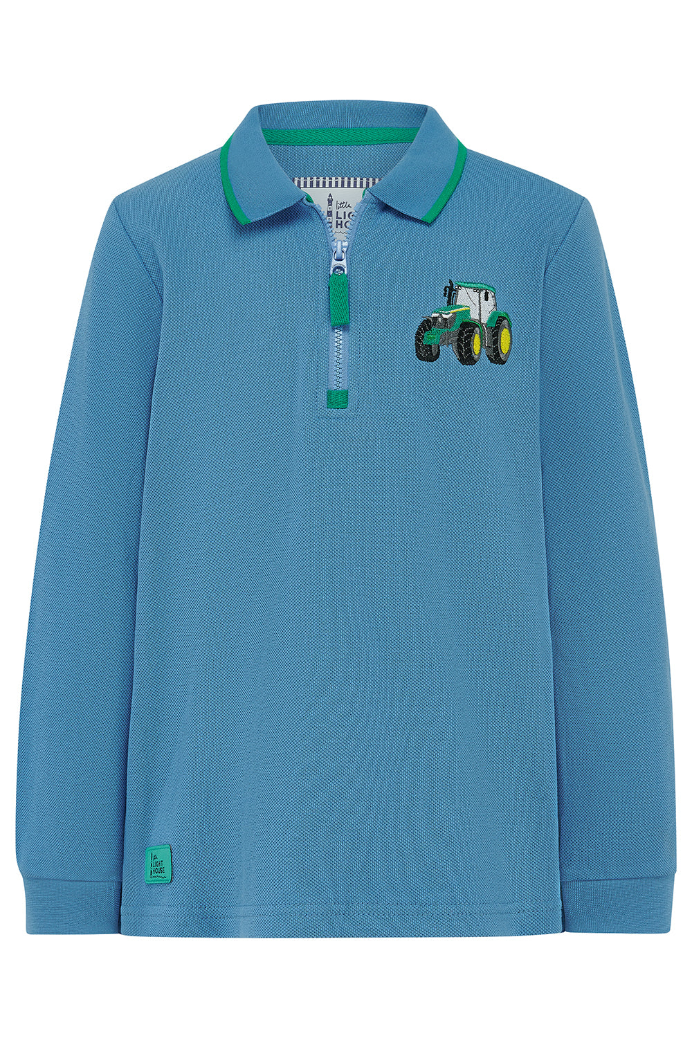Lighthouse Pier Green Tractor Top