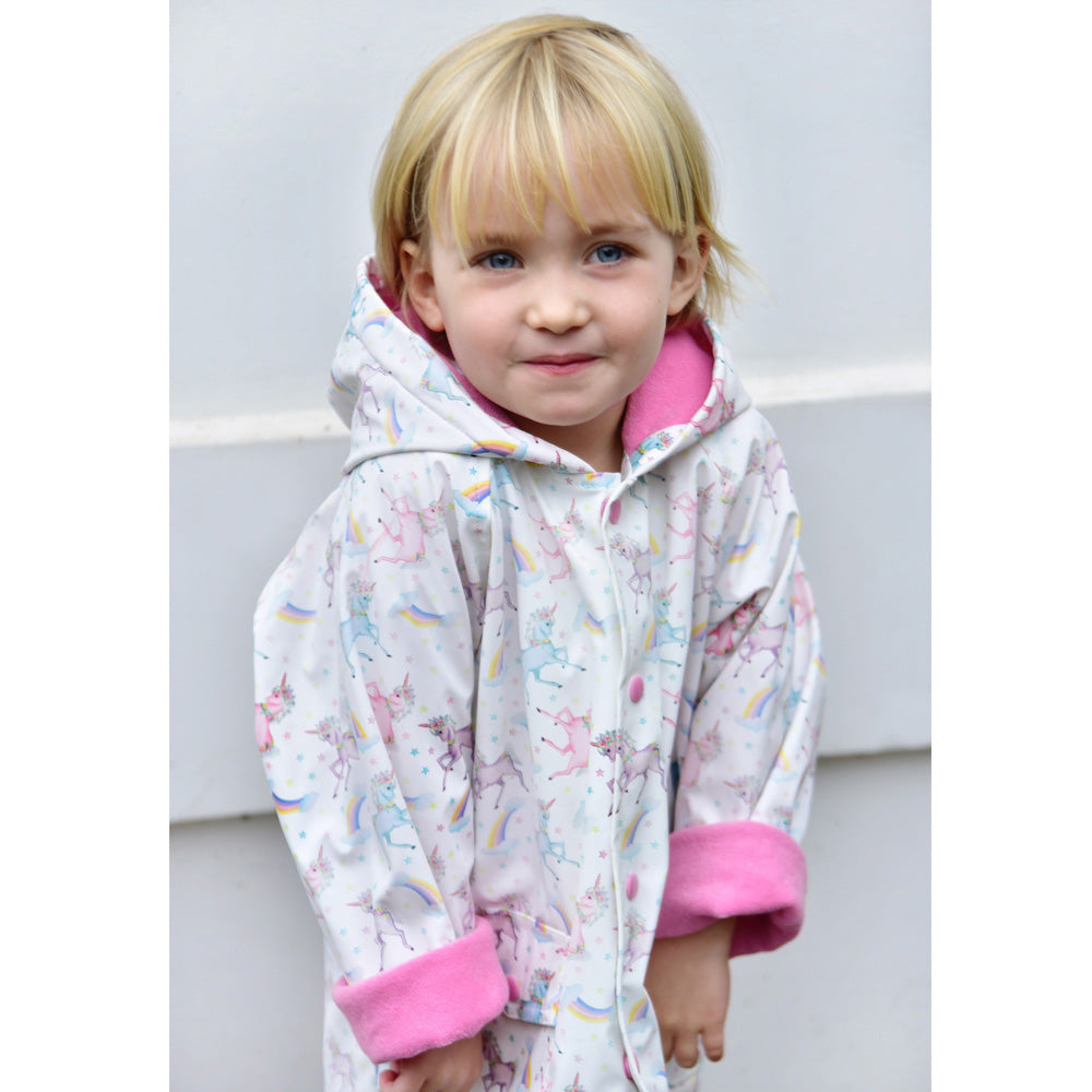 Girls Unicorn Raincoat