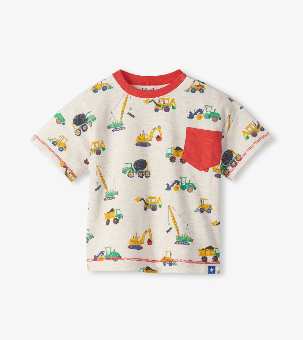 Hatley Baby Boy Construction Trucks Tee