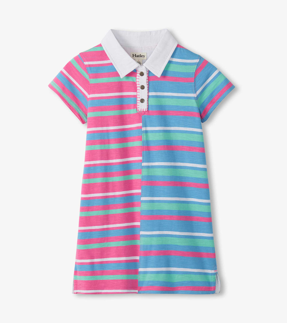 Hatley Girls Stripes Polo Dress