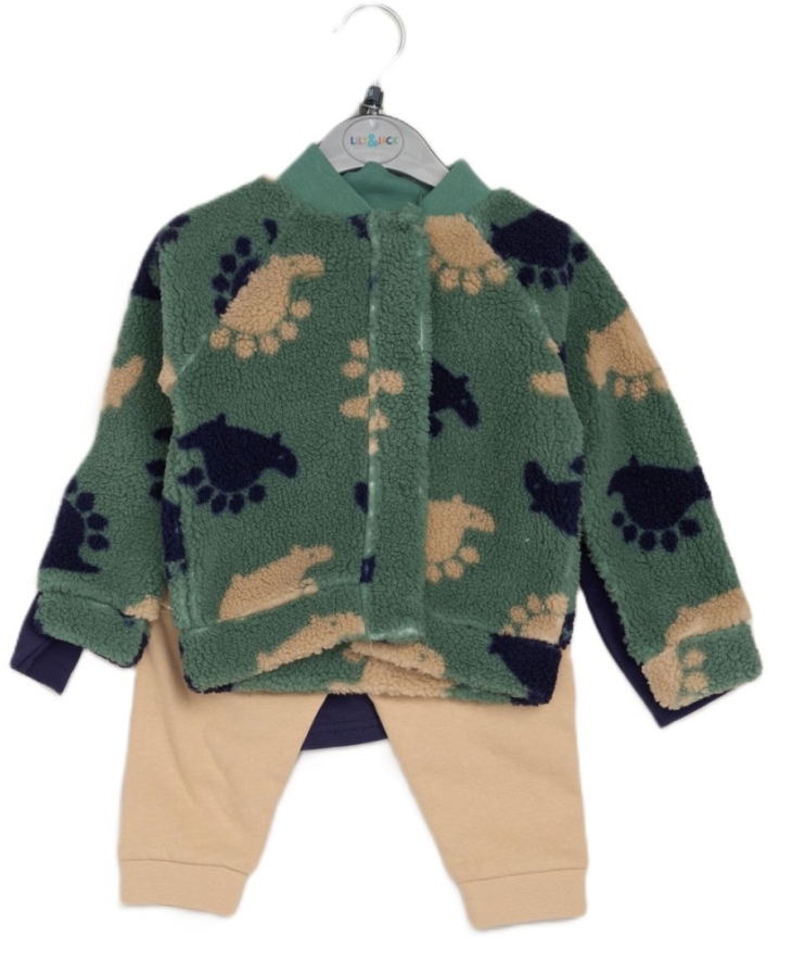 Baby Boy 3 Piece Dinosaur Outfit