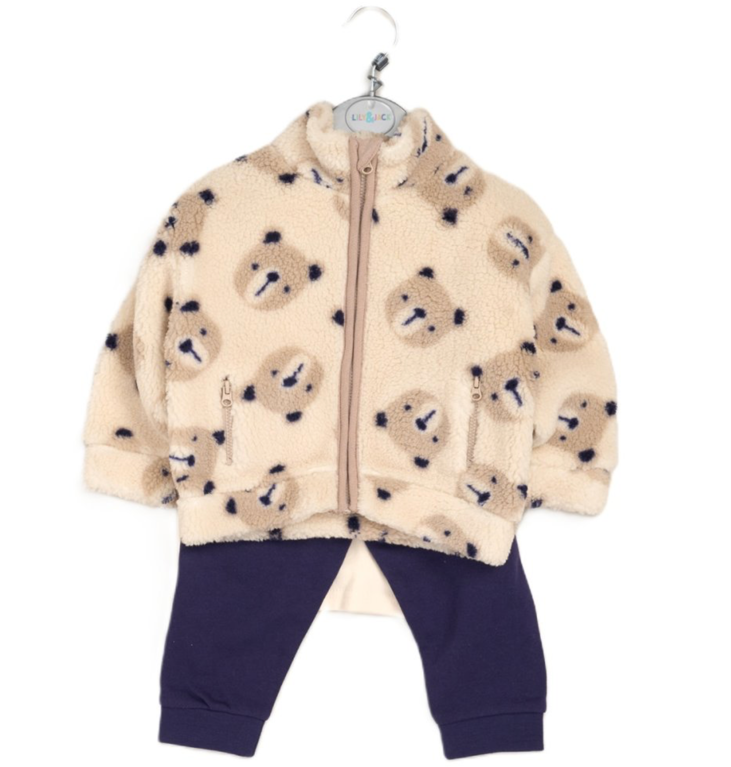 Baby Boy 3 Piece Teddy Bear  Outfit