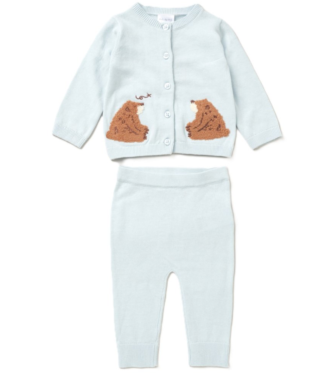 Baby Boy 2 Piece Knitted Outfit