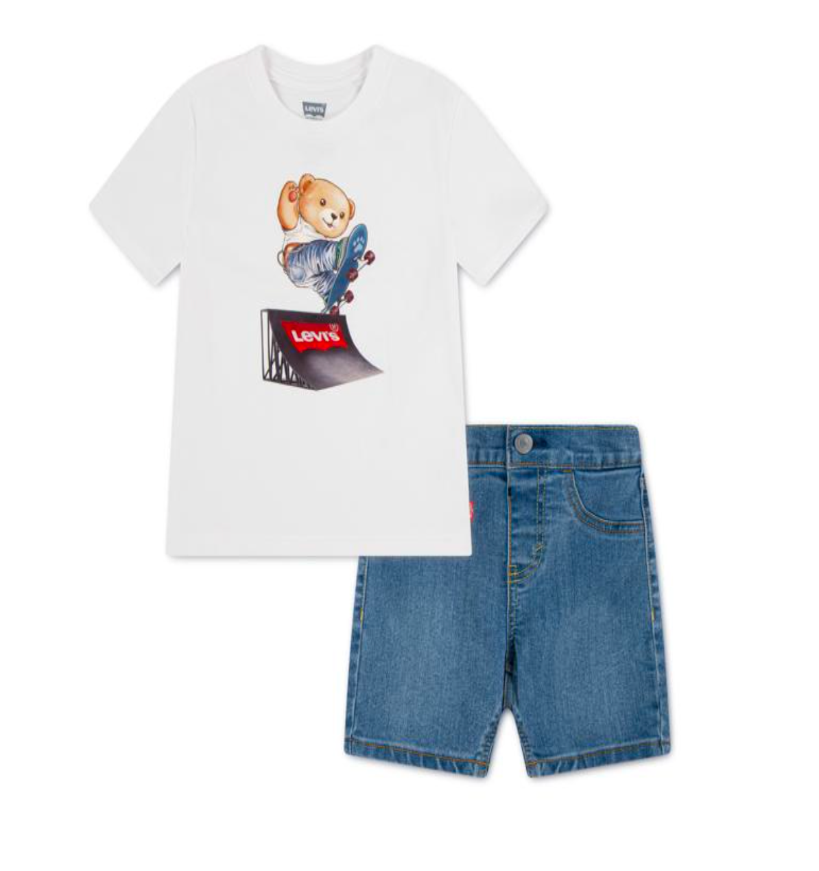 Levi Skater T - Shirt & Denim shorts