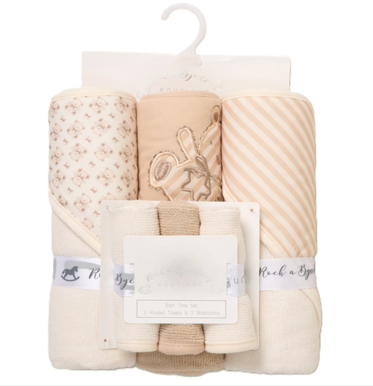 Baby Bath Time Set - Beige