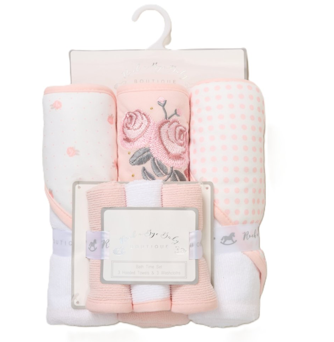 Baby Bath Time Set - Pink
