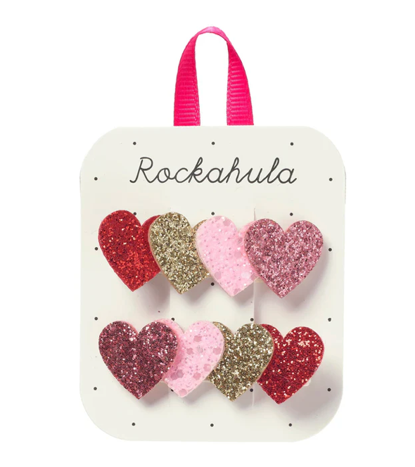 Rockahula Sparkle Heart Bar Clips