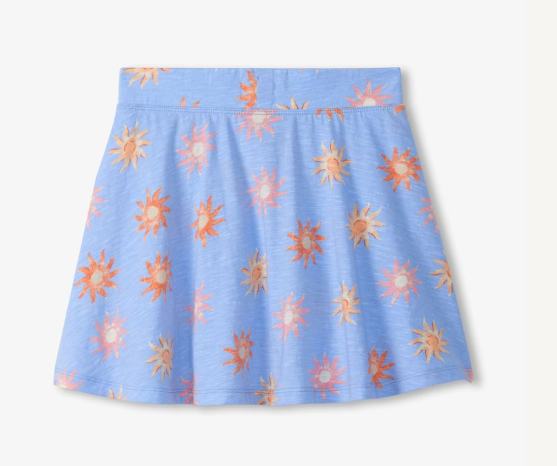 Hatley Girls Blue Suns Floaty Skort