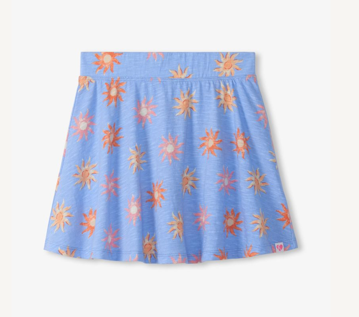 Hatley Girls Blue Suns Floaty Skort