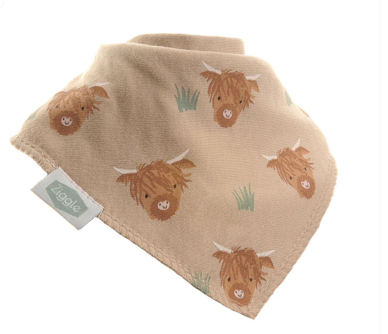 Ziggle Baby Highland Cow Bib