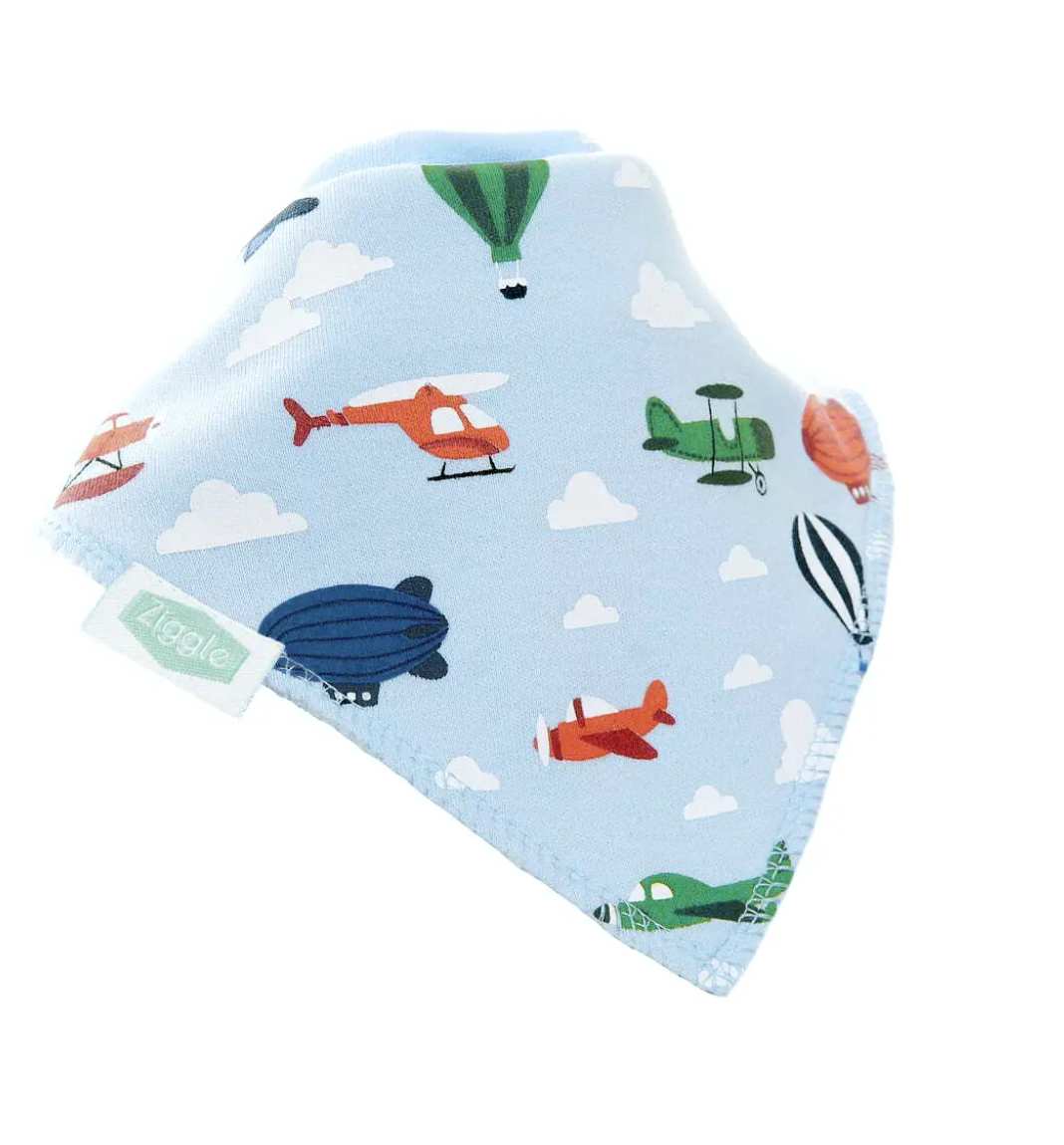 Ziggle Baby Plane Bib