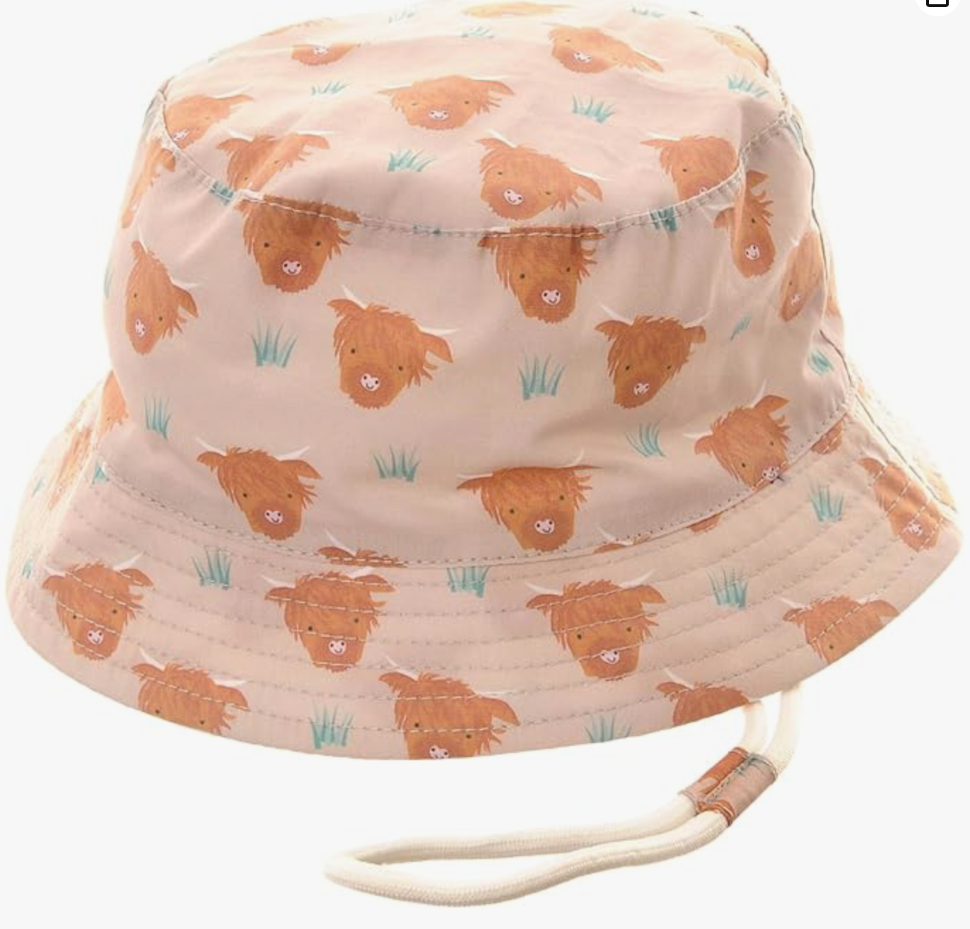 Ziggle Baby Highland Cow Sunhat