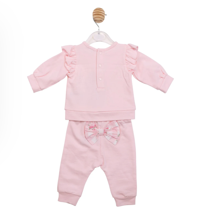 Mintini Baby Pink Bow Outfit