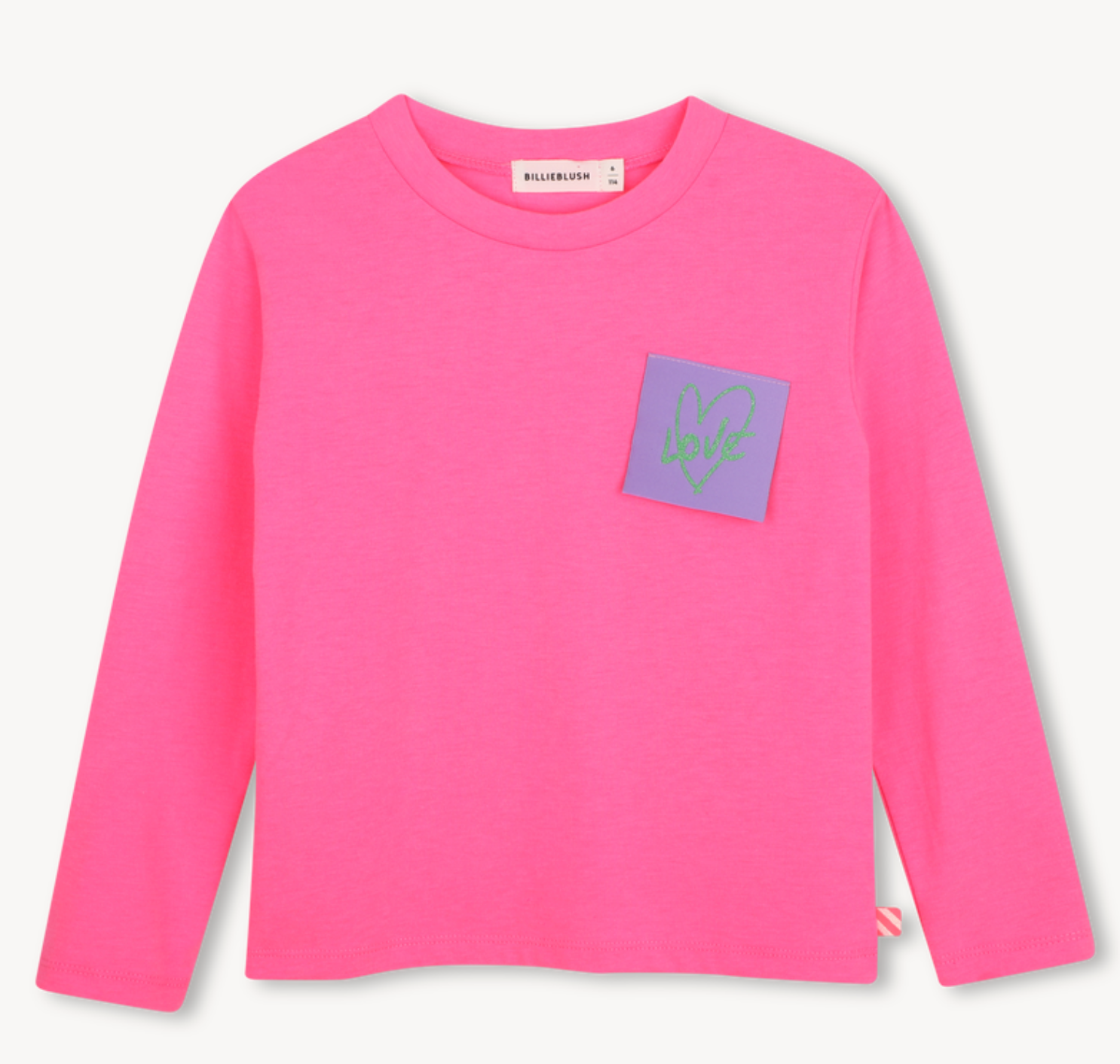 Billieblush Girls Long Sleeved Pink Top