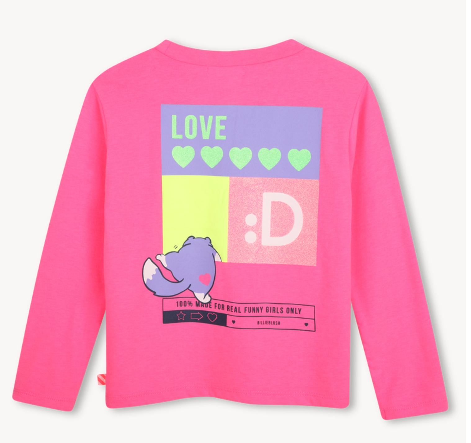 Billieblush Girls Long Sleeved Pink Top