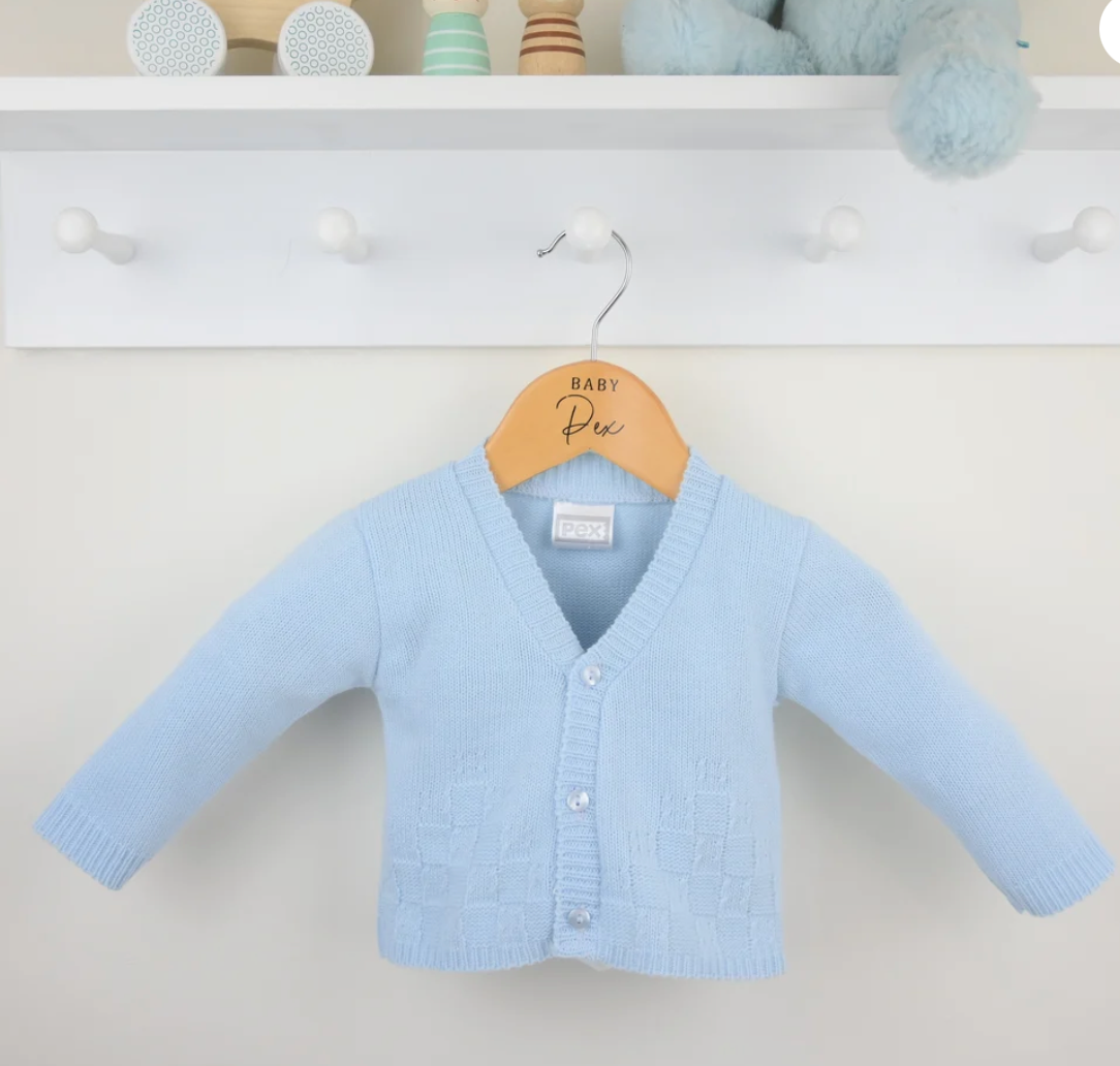 Bertie Blue Baby Cardigan