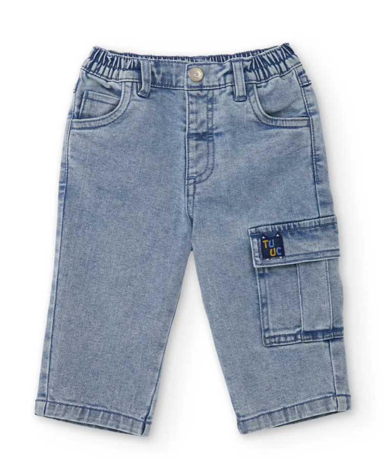 Tuc Tuc Boys Jeans With Cargo Pocket And Elastic Waistband