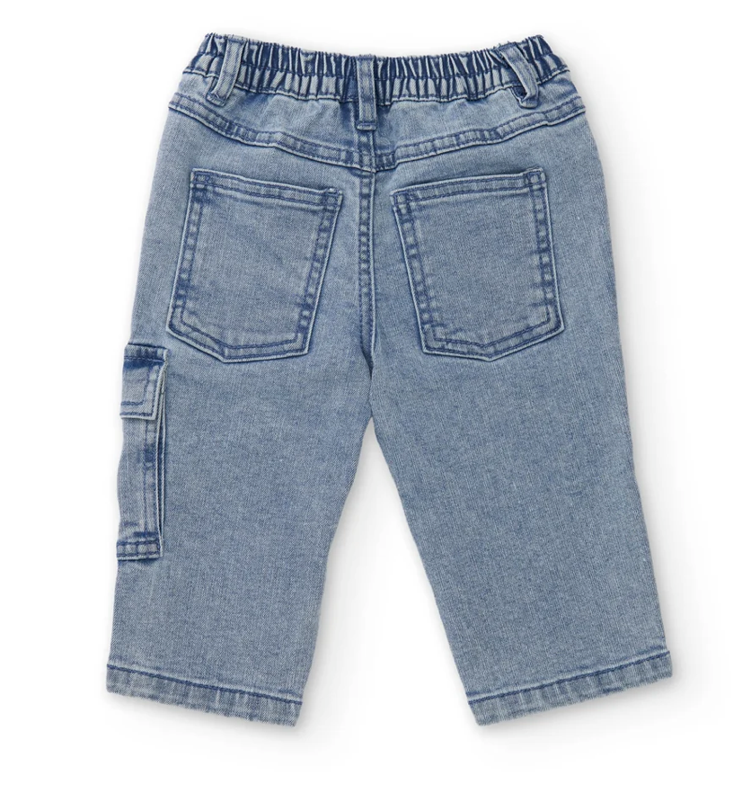 Tuc Tuc Boys Jeans With Cargo Pocket And Elastic Waistband