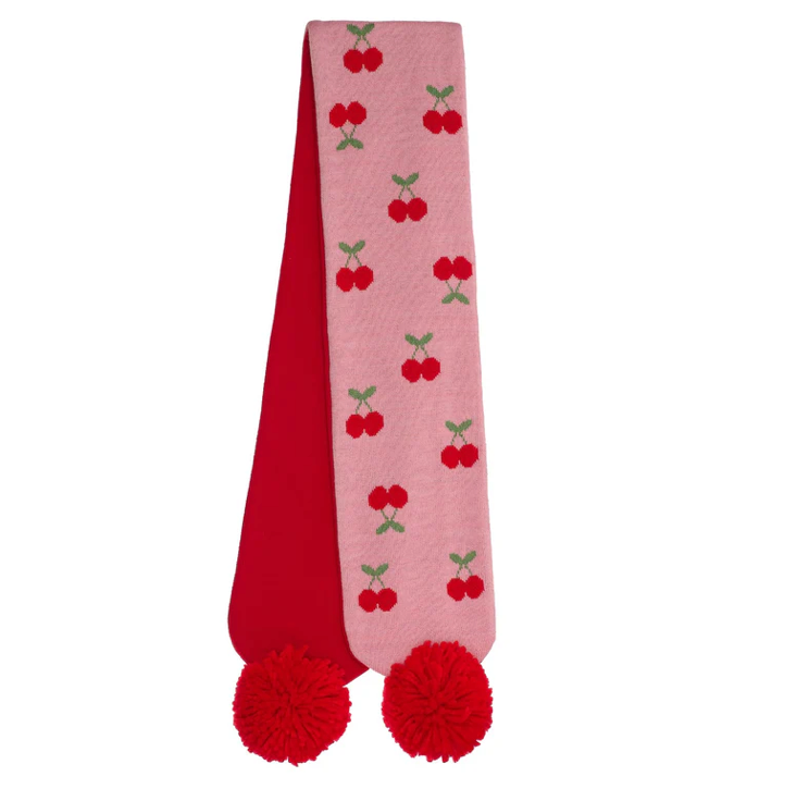 Rockahula Cheerful Cherry Knitted Scarf