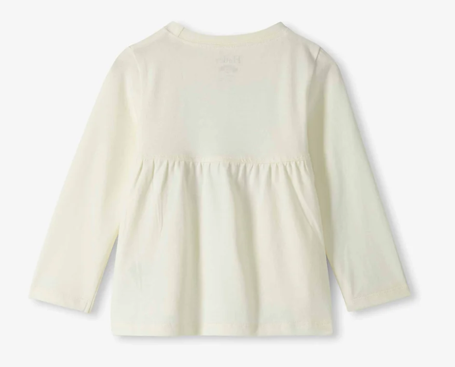 Hatley Younger Girls Bow And Bauble Top