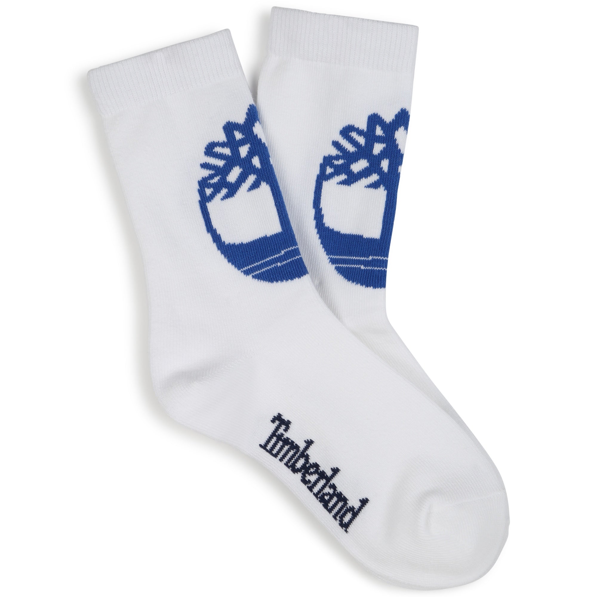 Timberland boys two pack white & blue socks T60421