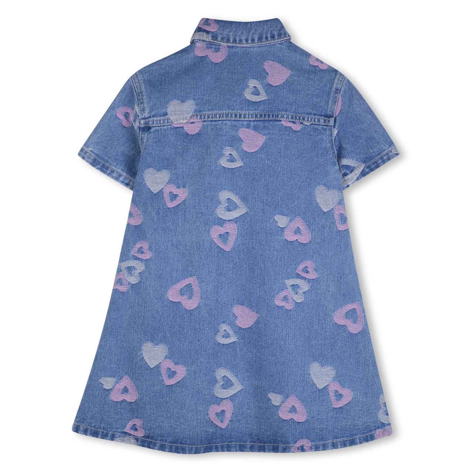 Billieblush Girls Denim Heart Dress u21817