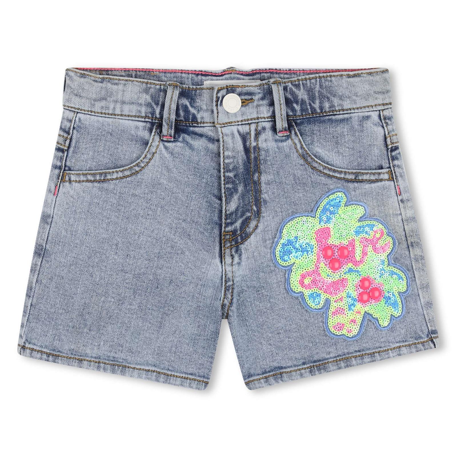 Billieblush Girls Lightwash Denim Shorts u21884