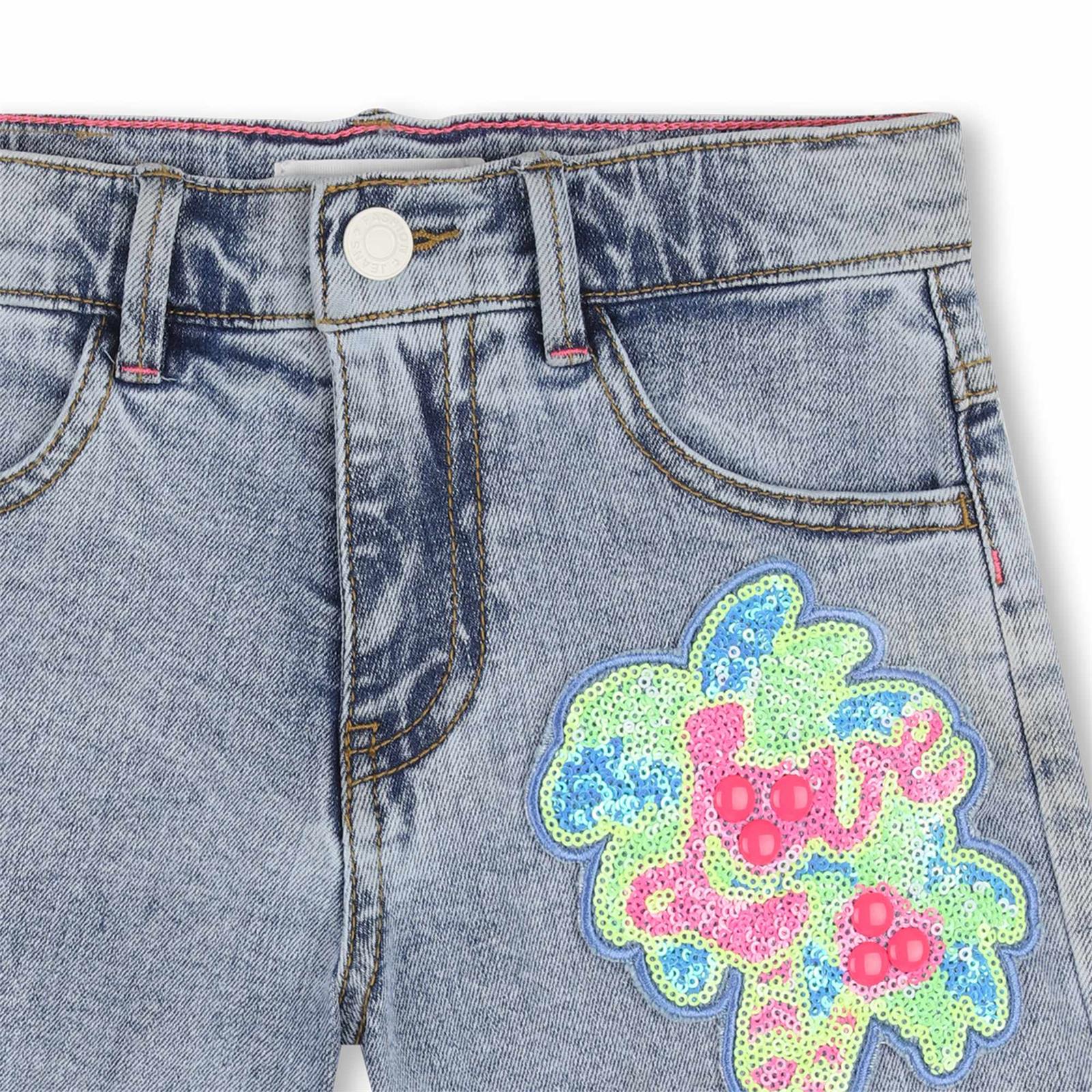 Billieblush Girls Lightwash Denim Shorts u21884