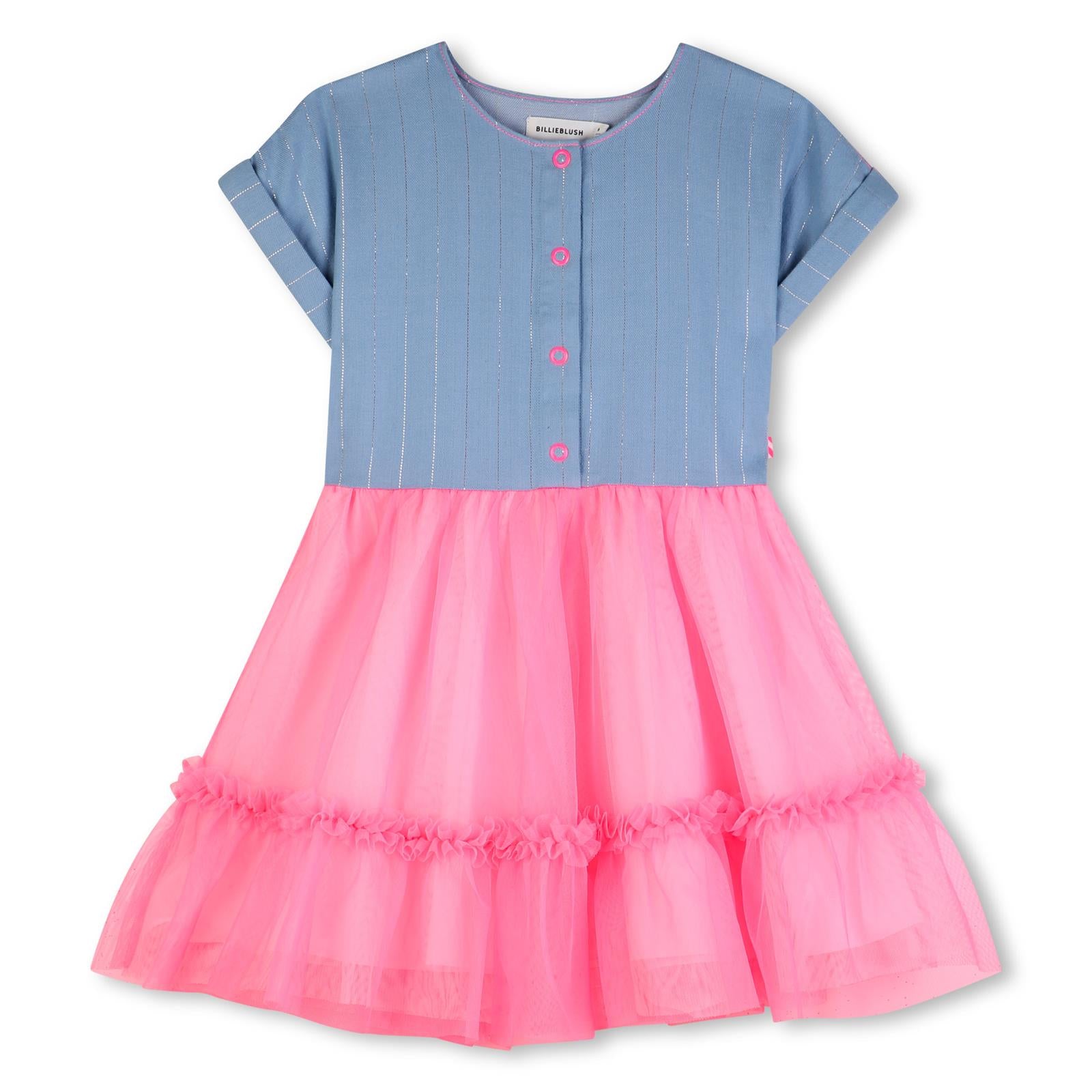 Billieblush Girls Pink Tutu Button Dress u21917