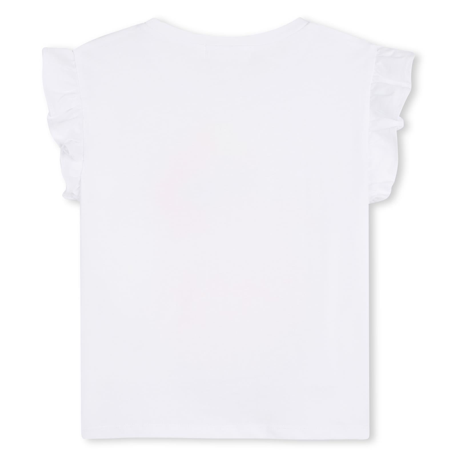 Billieblush Girls White Sequin Tshirt u21932