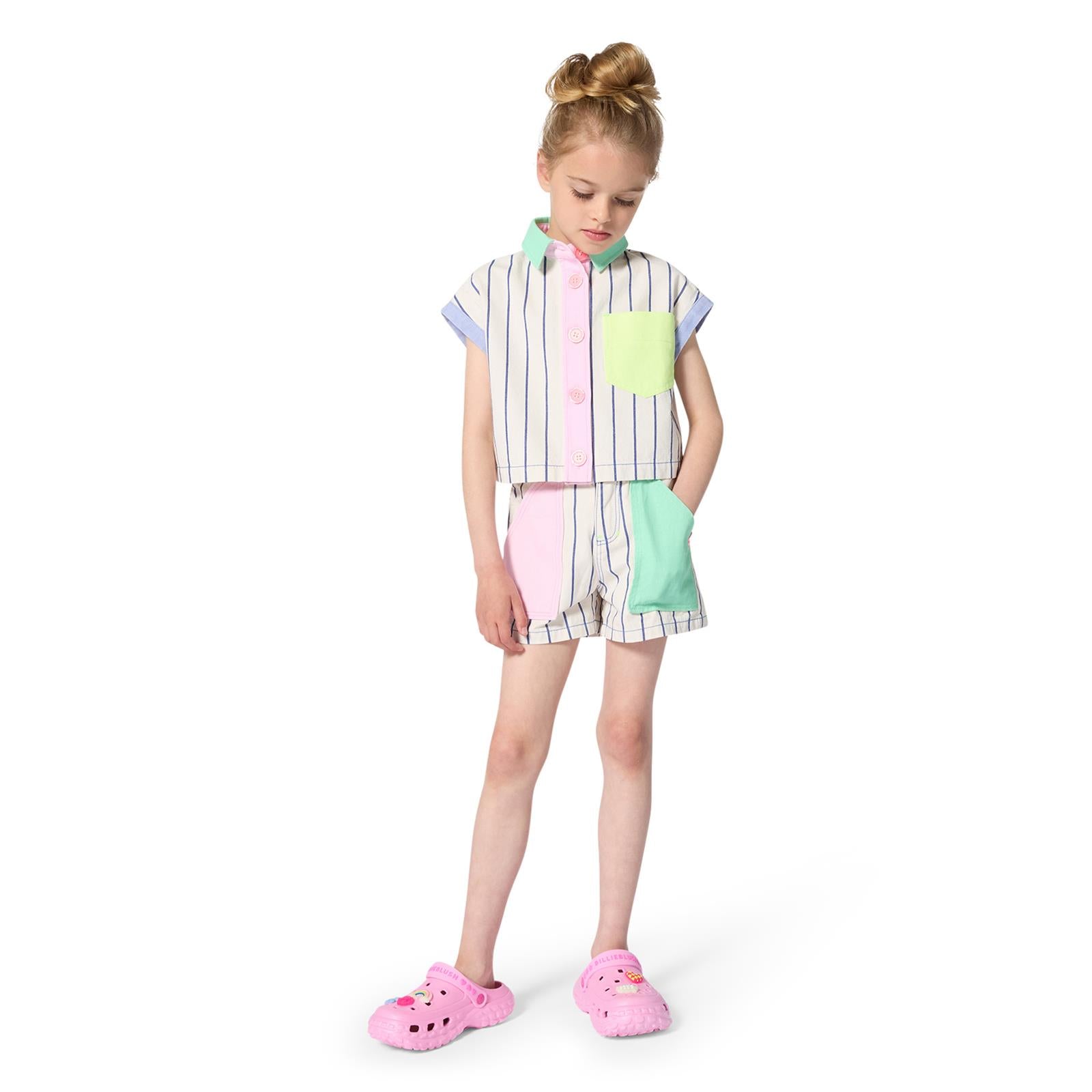 Billieblush Girls Pink Crocs