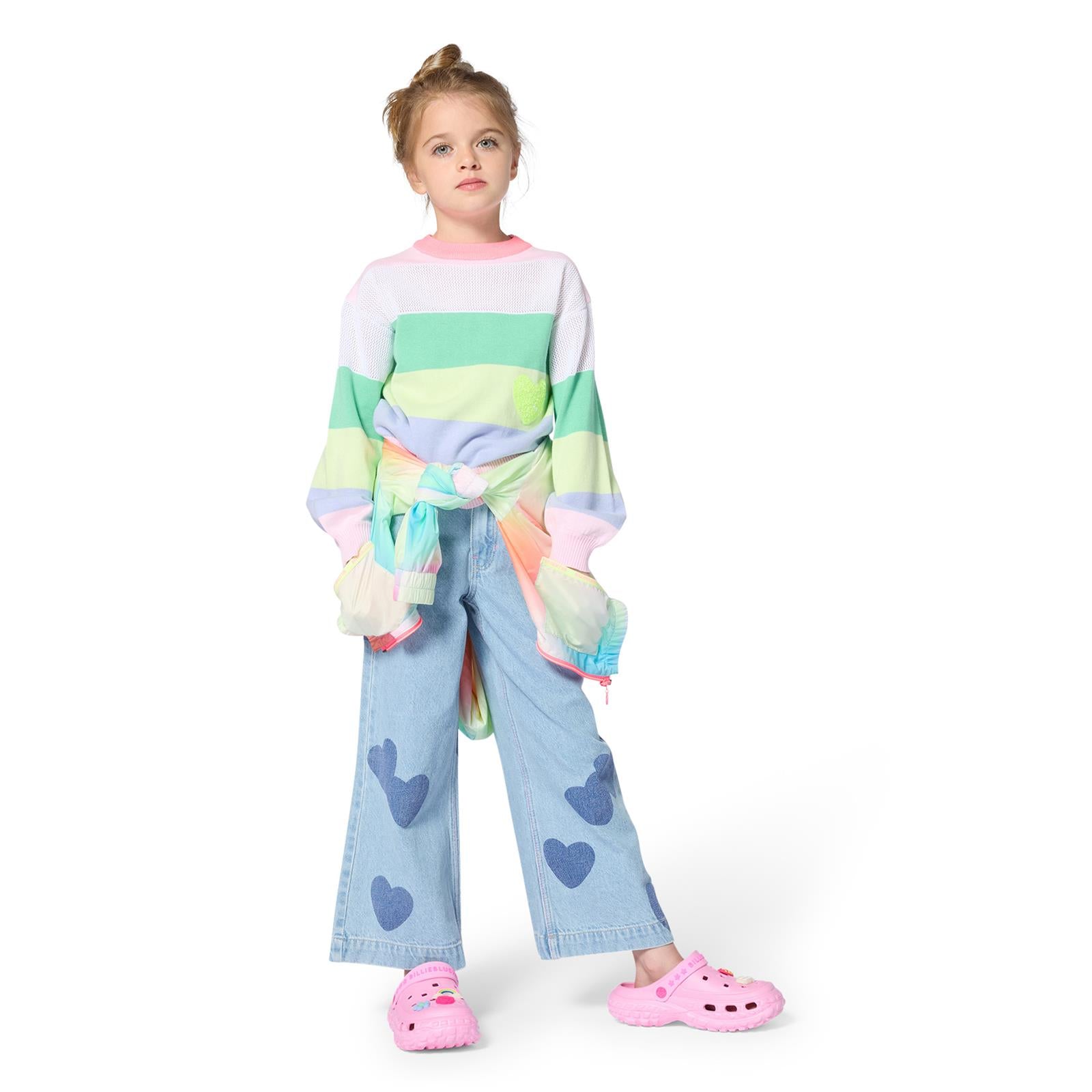 Billieblush Girls Pink Crocs