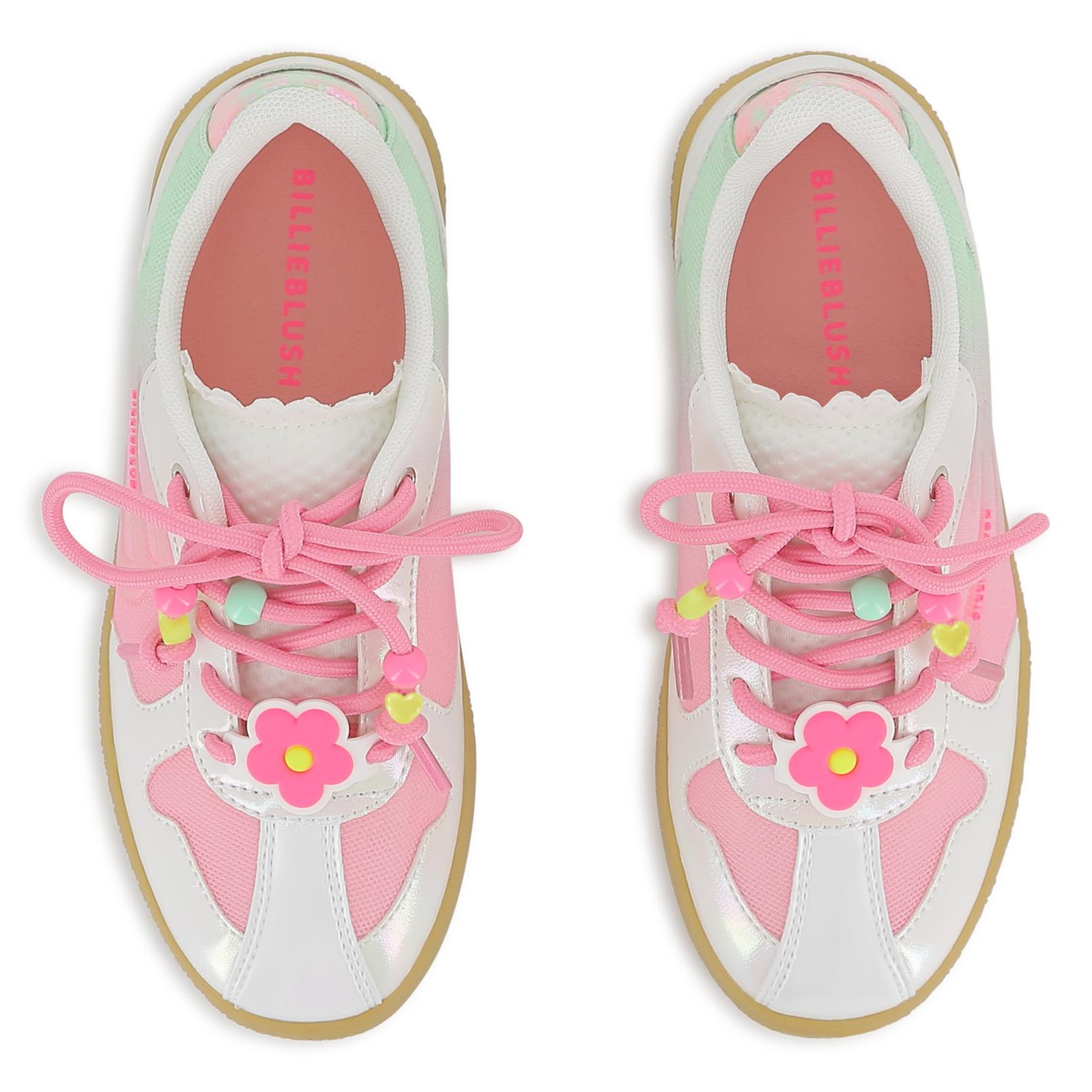Billieblush Girls Silver Pink Trainers