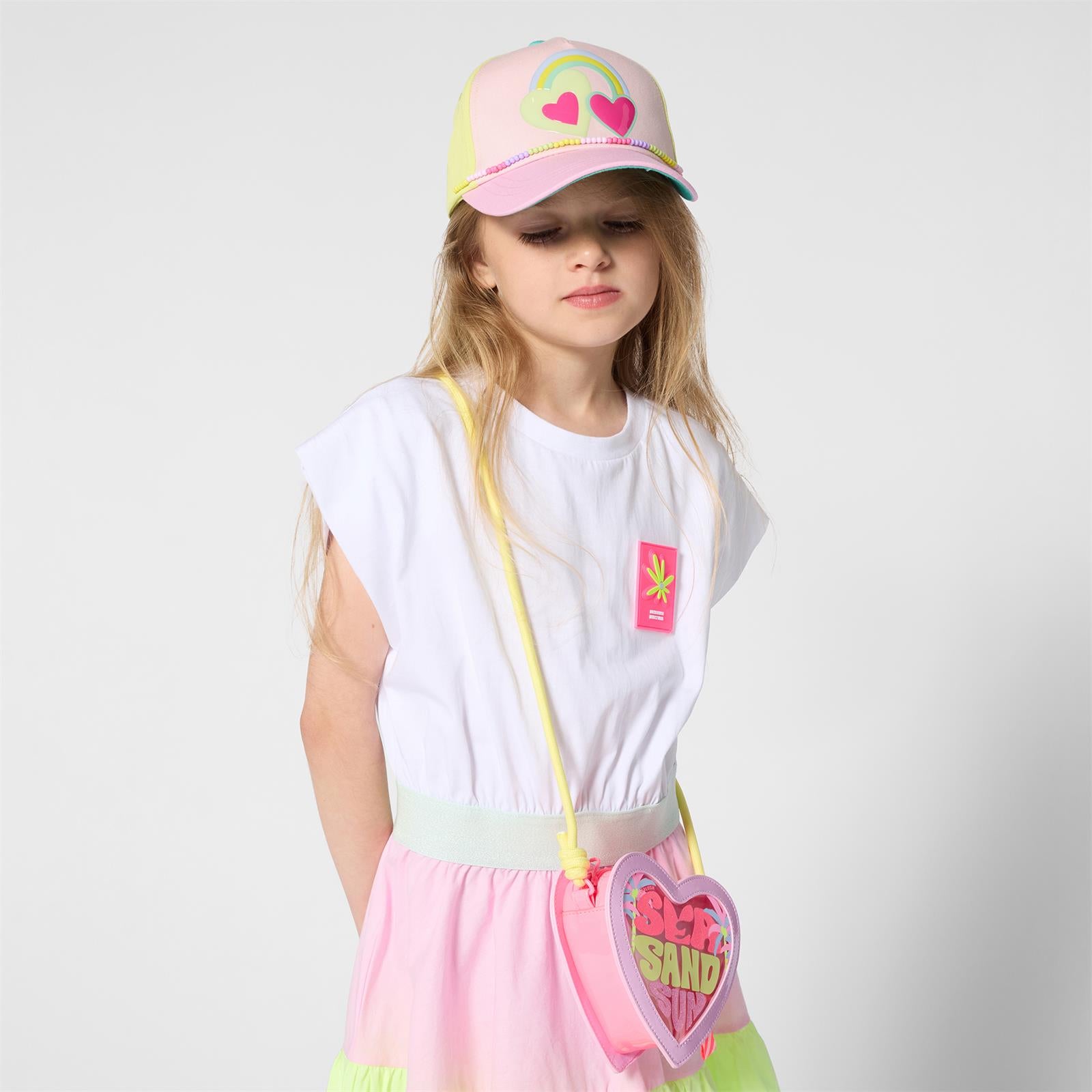 Billieblush Girls Pink Heart Handbag u22034