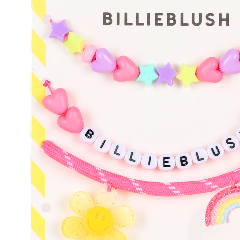 Billieblush Set Of Three Fancy Beaded Bracelets.