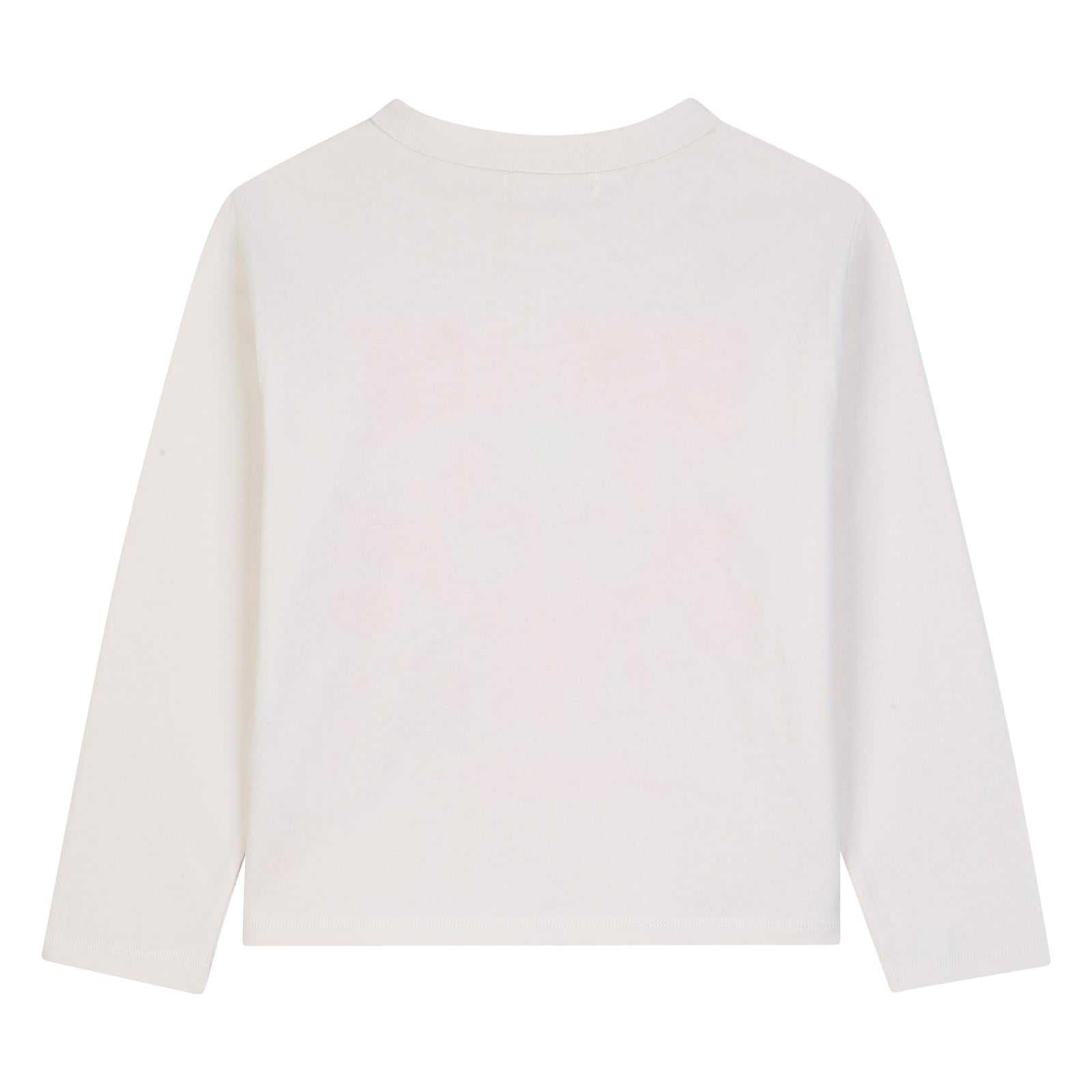 Billieblush Girls Long Sleeved Ivory Top