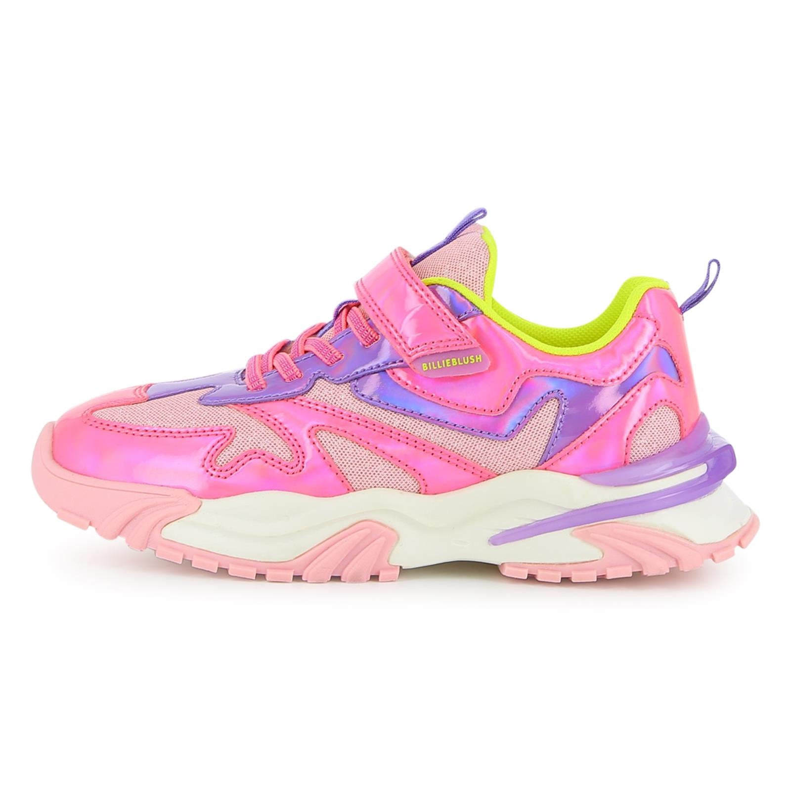 Billieblush Girls Metalic Pink Purple Trainers