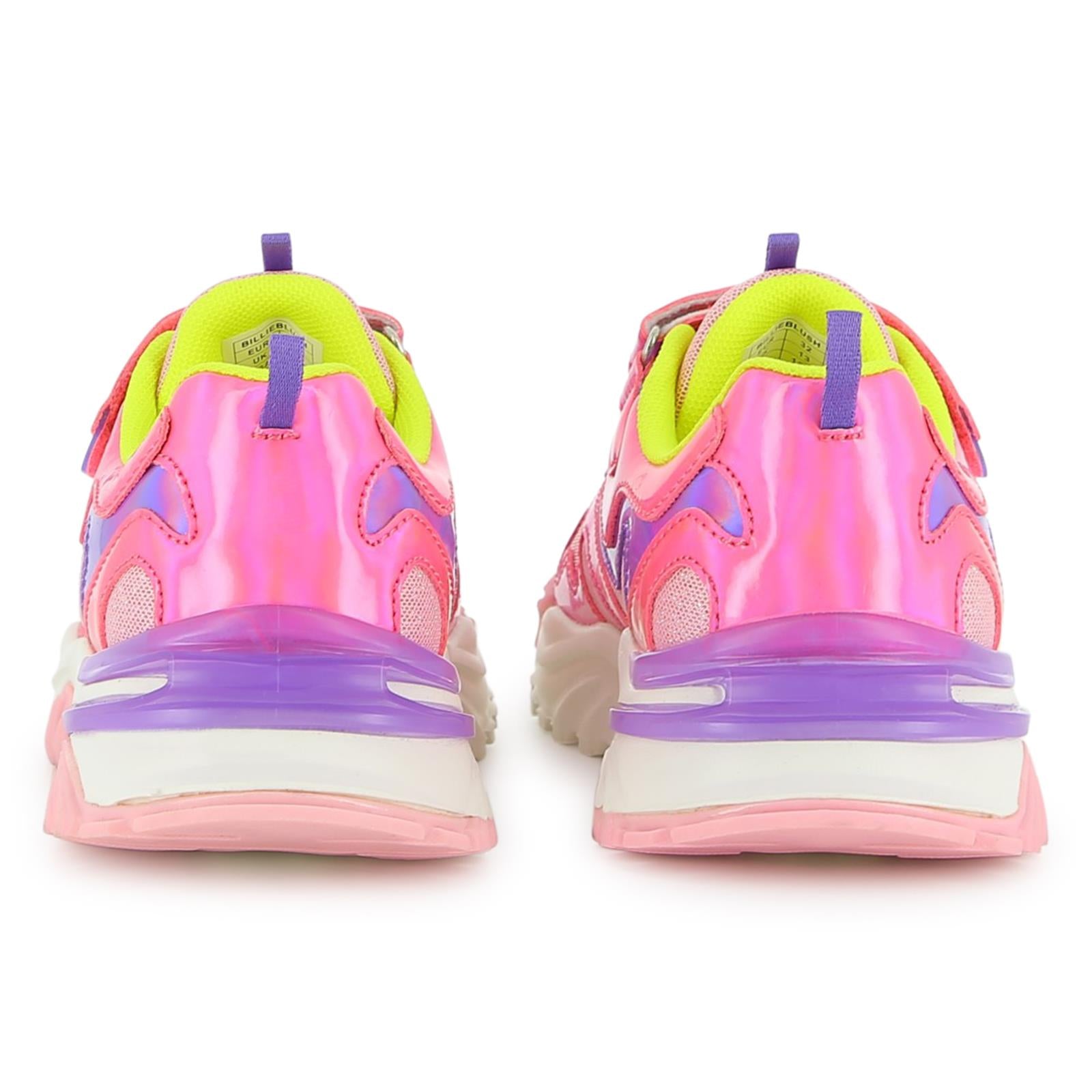 Billieblush Girls Metalic Pink Purple Trainers
