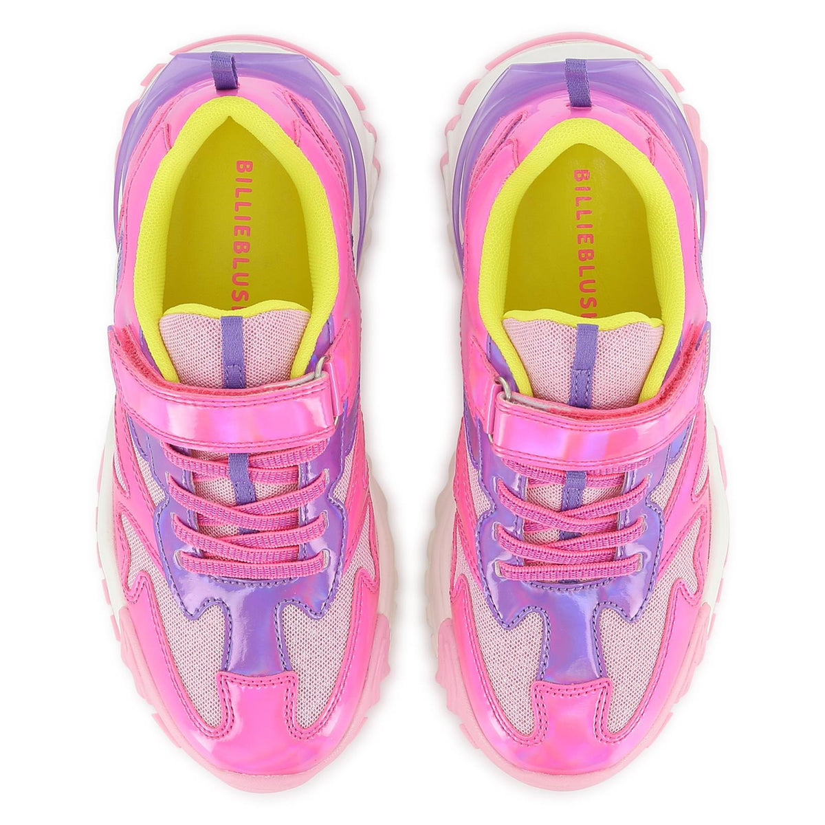Billieblush Girls Metalic Pink Purple Trainers