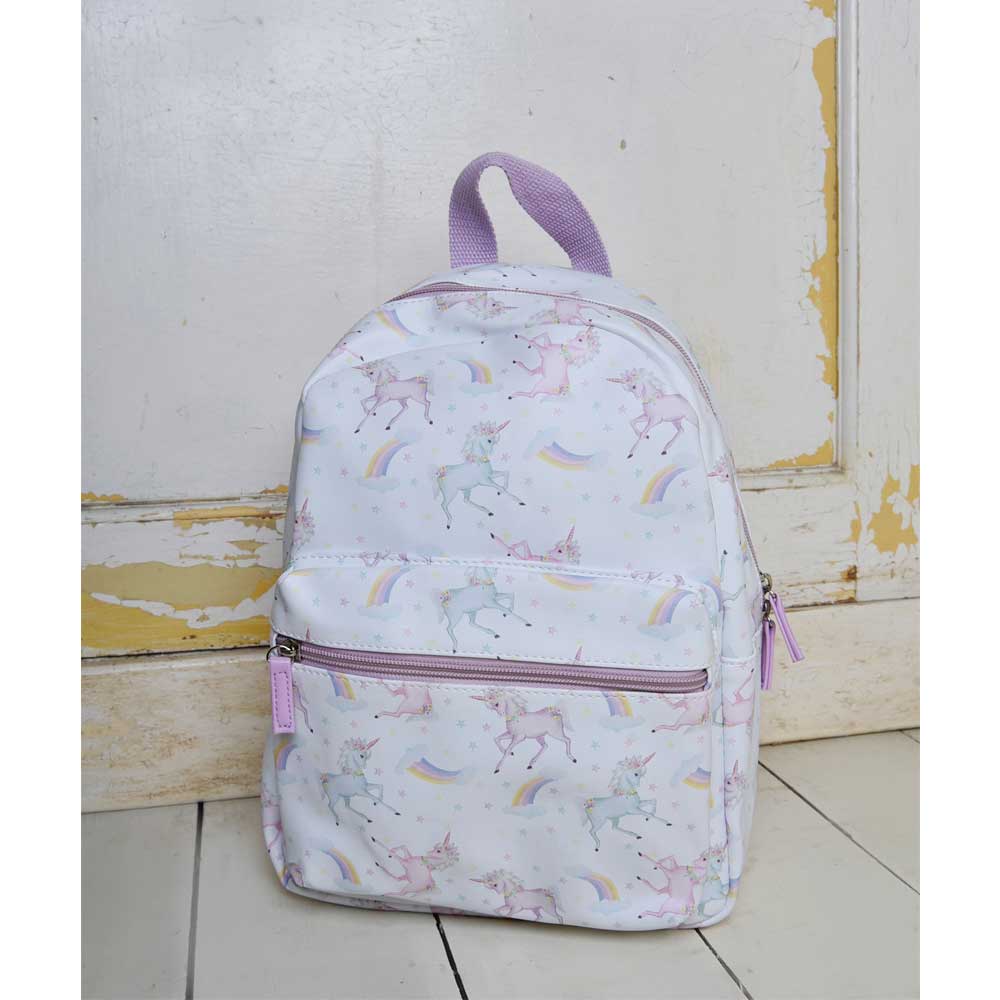 Unicorn Print Backpack