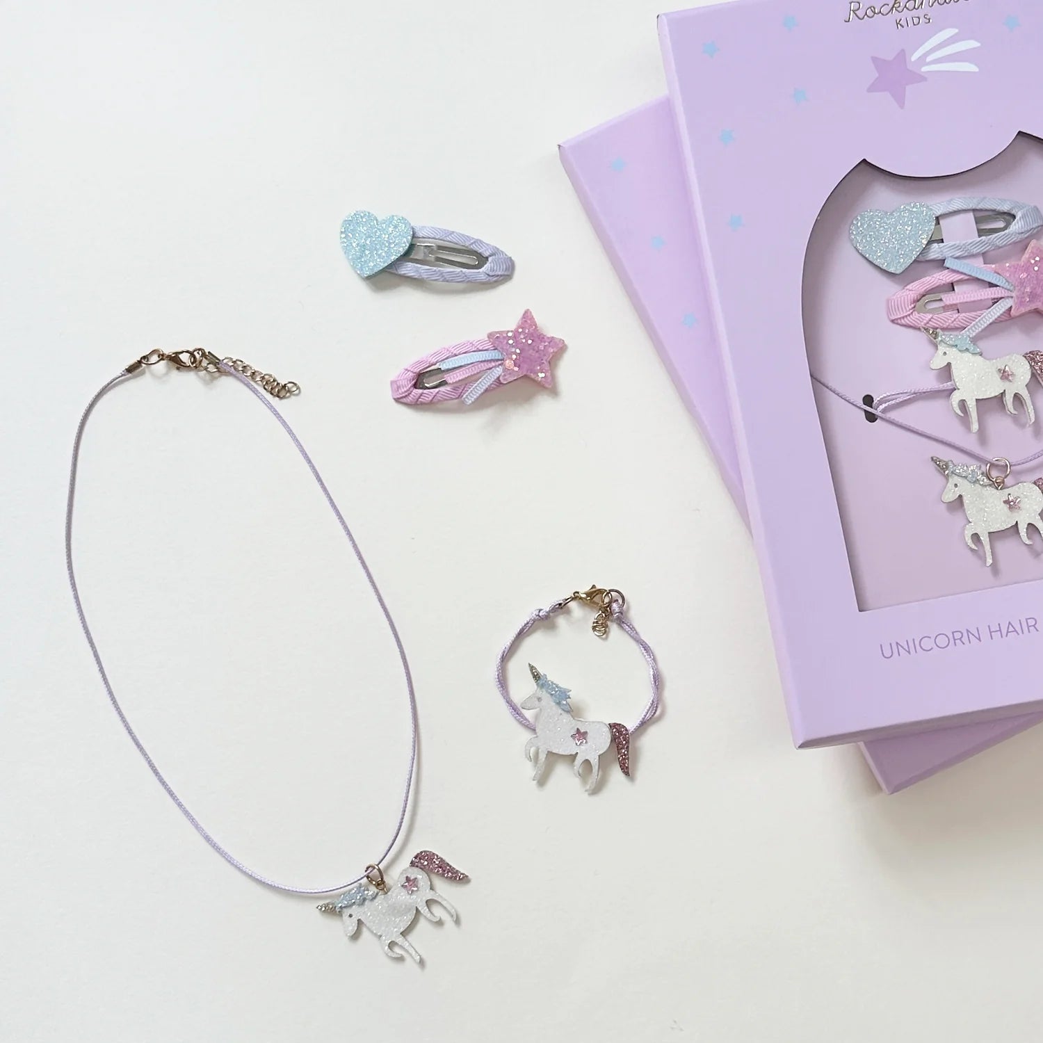 Rockahula Unicorn Hair And Jewellery Set